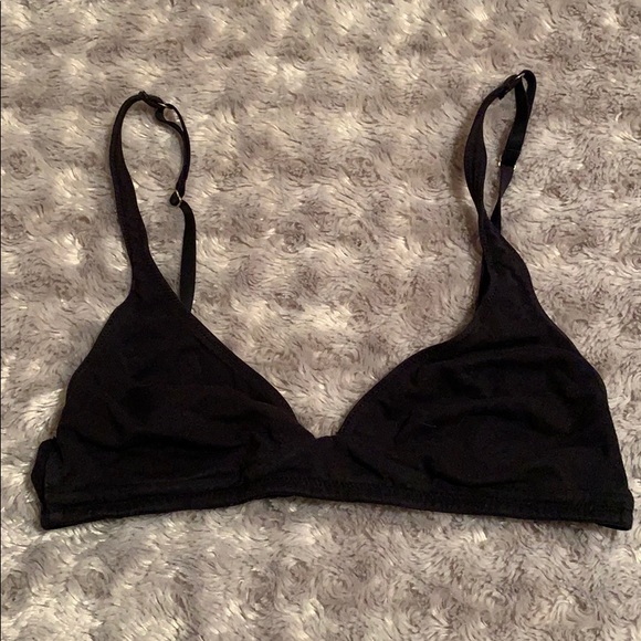 Madewell Other - Madewell Triangle Bralette Bra XS - Black